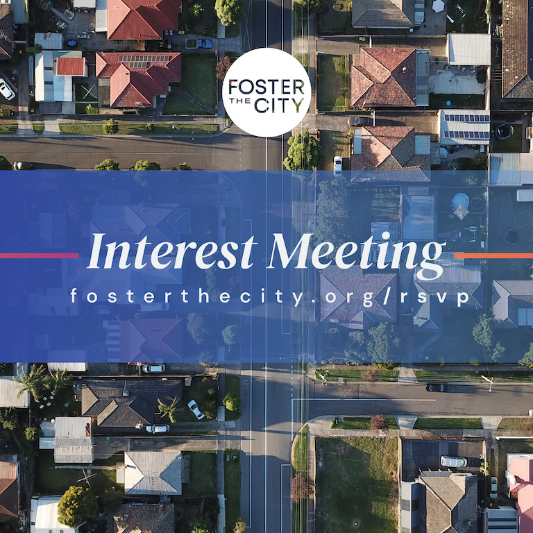 Link to Foster the City Interest Meeting! page
